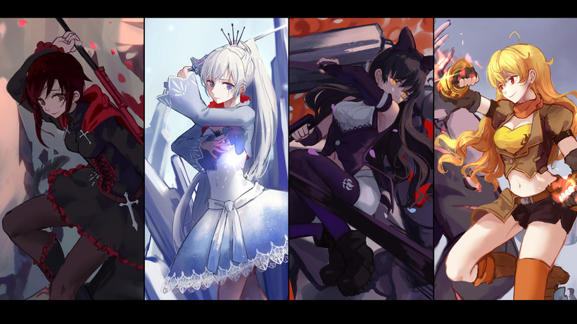 Rwby Ruby Rose Weiss Wallpaper HD U7256 4K Wallpaper